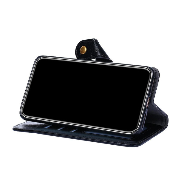 OPPO F17 / A73 Zipper Bag PU + TPU Horizontal Flip Leather Case with Holder & Card Slot & Wallet & Lanyard(Black)