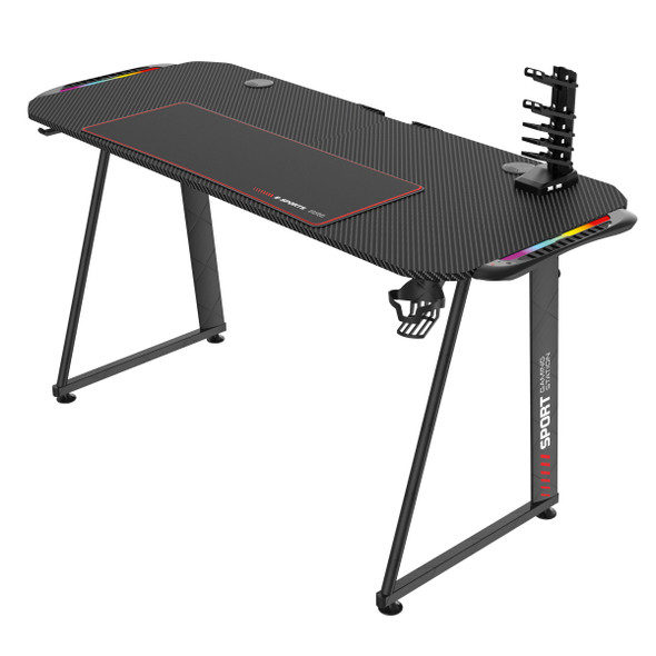 VX Gaming Desk with RGB Lighting