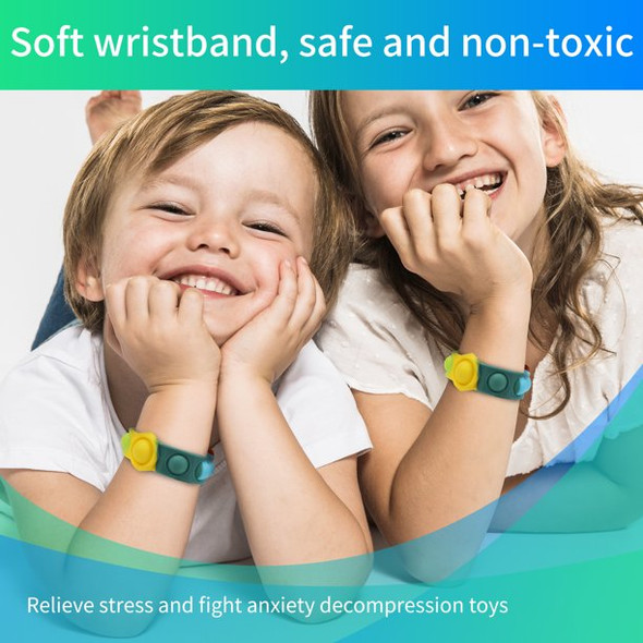 Stress-Relief Bubble Sensory Fidget Bracelet - Portable Toy