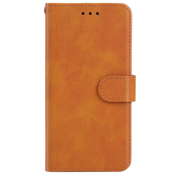 Leather Phone Case - OPPO A54s(Brown)