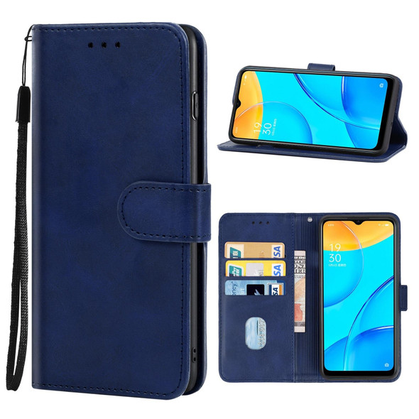 Leather Phone Case - OPPO A35(Blue)