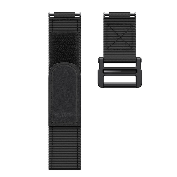 Garmin Forerunner 735XT Hook And Loop Fastener Nylon Watch Band(Black)