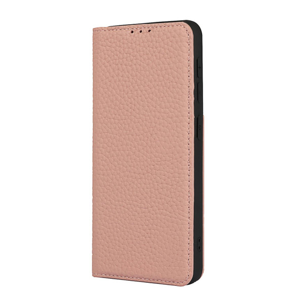 Samsung Galaxy S21 5G Litchi Genuine Leather Phone Case(Rose Gold)