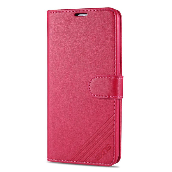 OPPO K5 AZNS Sheepskin Texture Horizontal Flip Leather Case with Holder & Card Slots & Wallet(Red)