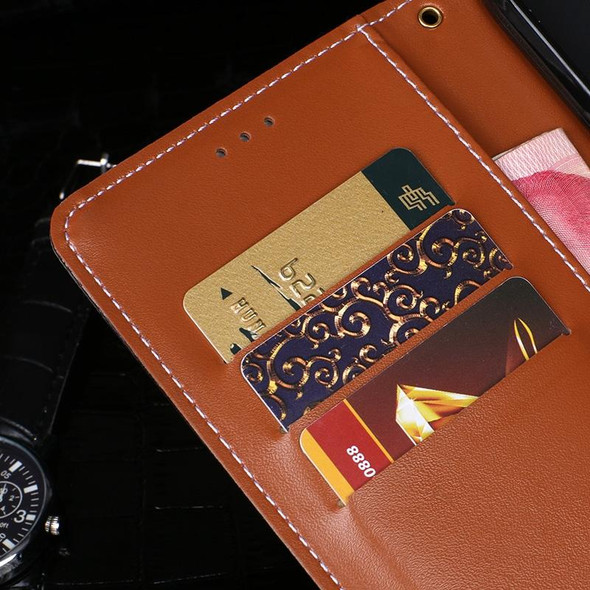 OPPO Reno2 Z idewei Crocodile Texture Horizontal Flip Leather Case with Holder & Card Slots & Wallet(Dark Blue)