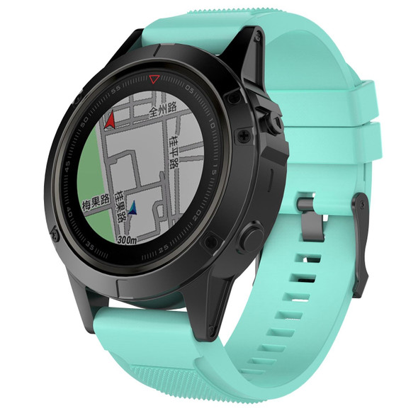 Garmin Fenix 5X (26mm) Fenix3 / Fenix3 HR Silicone Watch Band(Mint Green)