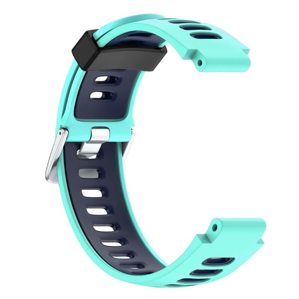 Garmin Forerunner 735 XT Two-tone Silicone Watch Band(Duck + Blue)