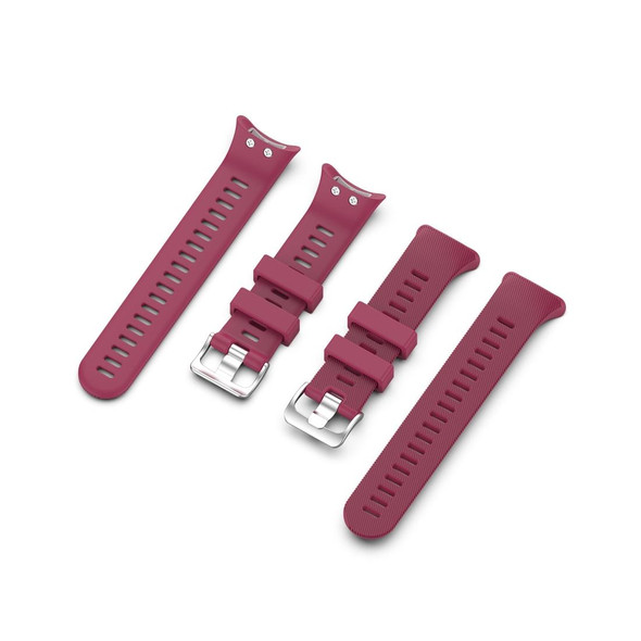 Garmin Forerunner 45 & 45S Silicone Watch Band(Red Wine)