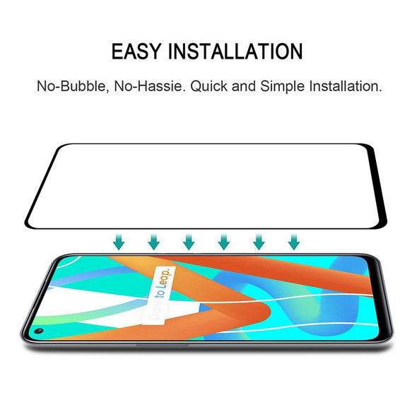 OPPO Realme V13 5G Full Glue Full Cover Screen Protector Tempered Glass Film