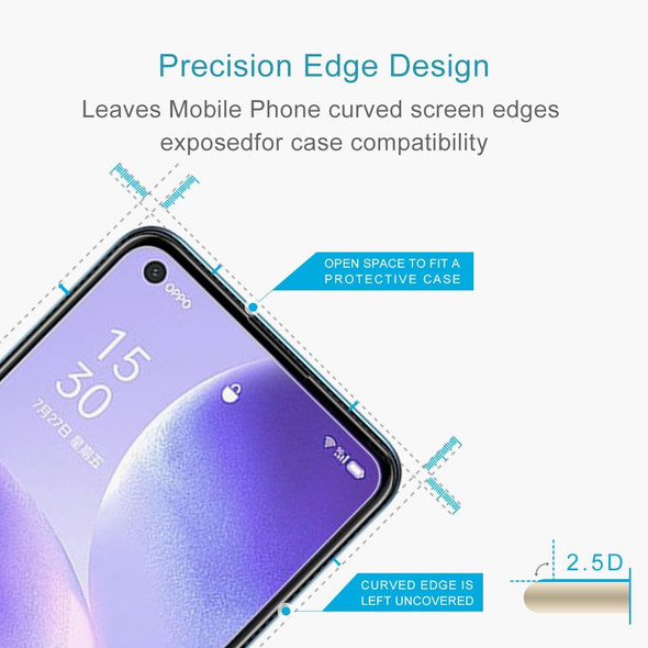 OPPO Find X3 Lite 10 PCS 0.26mm 9H 2.5D Tempered Glass Film
