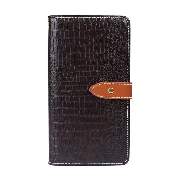 OPPO Find X3 Lite idewei Crocodile Texture Horizontal Flip Leather Case with Holder & Card Slots & Wallet(Dark Brown)