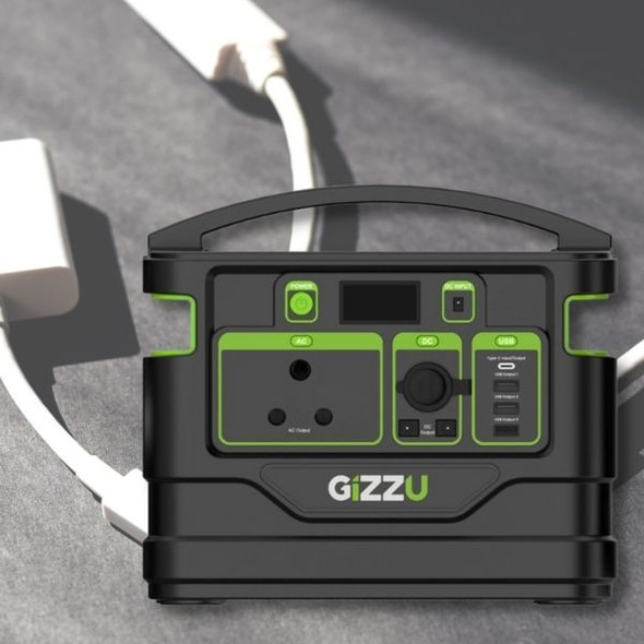 Gizzu 518Wh Portable Power Station 1 x 3 Prong SA Plug Point