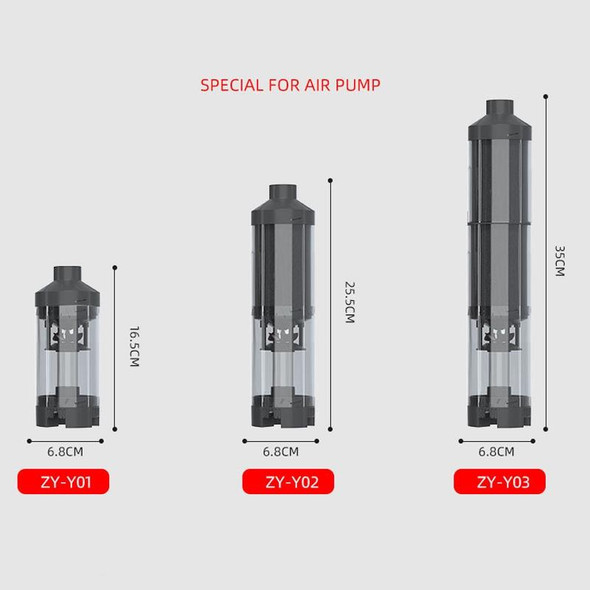 ZHIYANG Fish Tank Toilet Filter Bucket Fish Manure Collection Filter Pump, Specification: ZY-Y03