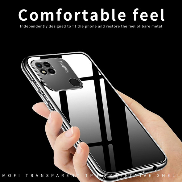 Xiaomi Redmi 10 Power / 10C MOFI Ming Series Ultra-thin TPU Phone Case(Transparent)