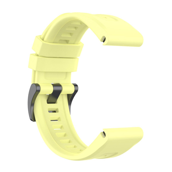 Garmin Fenix 7S Quick Release Silicone Watch Band(Yellow)