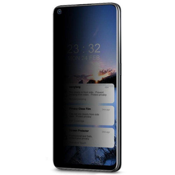 OPPO F19 Pro / F19 Pro+ 5G / Find X3 Lite / Reno5 Z / Reno5 F IMAK HD Anti-spy Tempered Glass Protective Film