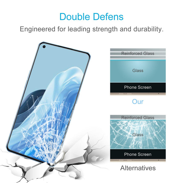 50 PCS 0.26mm 9H 2.5D Tempered Glass Film - OPPO Reno7 A