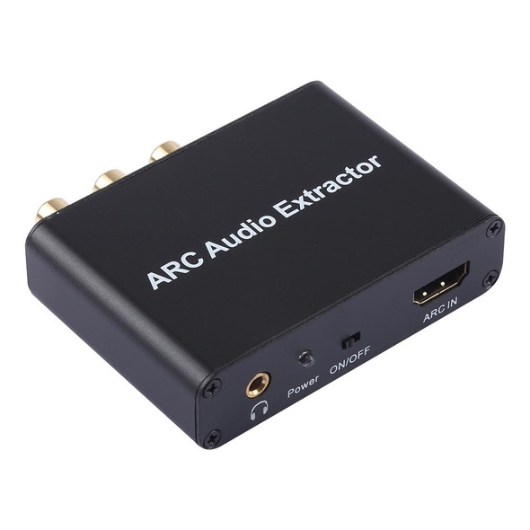 192KHz ARC Audio Extractor HDMI ARC to SPDIF + Coaxial + L/R Converter Audio Return Channel Adapter