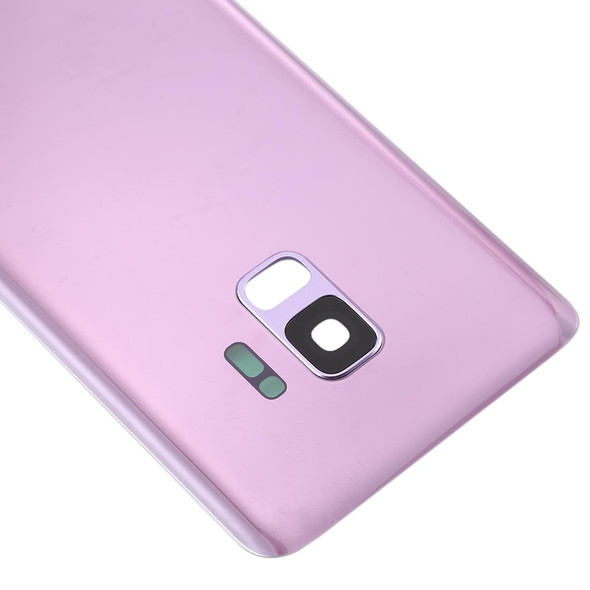 Battery Back Cover with Camera Lens for Galaxy S9(Purple)