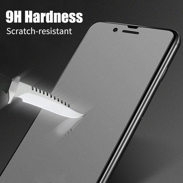 50 PCS Non-Full Matte Frosted Tempered Glass Film for Huawei Honor Play 7, No Retail Package