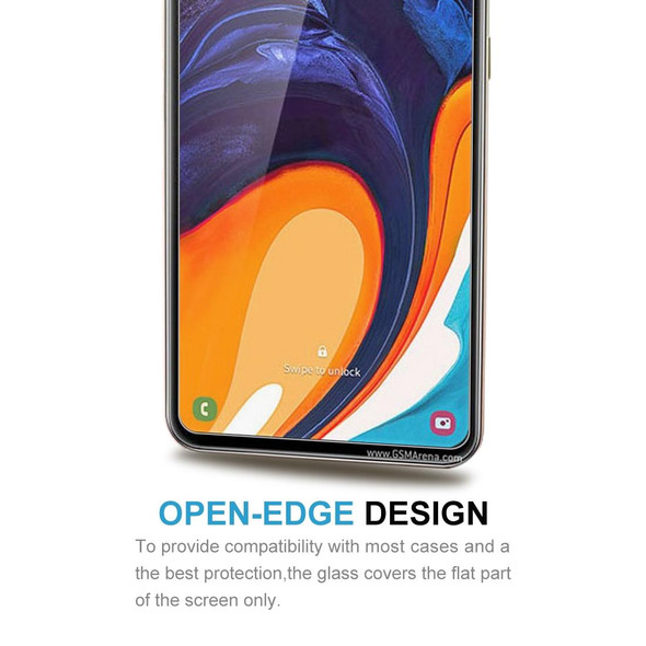 10 PCS 2.5D Non-Full Screen Tempered Glass Film for Galaxy A60