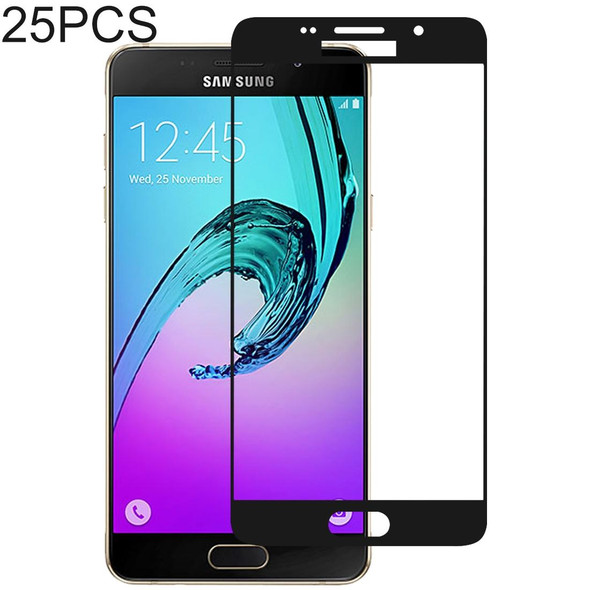 25 PCS Full Glue Full Cover Screen Protector Tempered Glass film for Galaxy A5 (2016) / A510