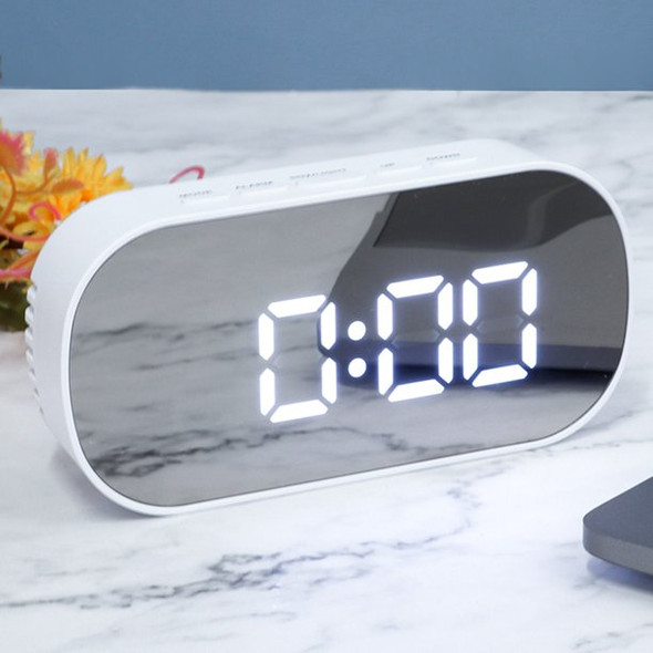 Multifunctional LED Mirror Alarm Clock with Temperature Display