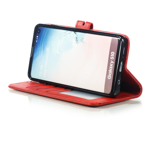 Leather Protective Case - Galaxy S10(Red)