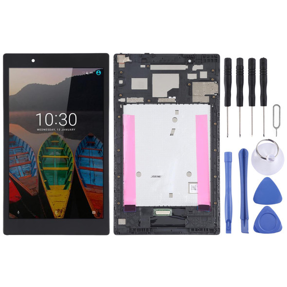 LCD Screen and Digitizer Full Assembly with Frame - Lenovo Tab3 8 Plus TB-8703X TB-8703 TB-8703F TB-8703N