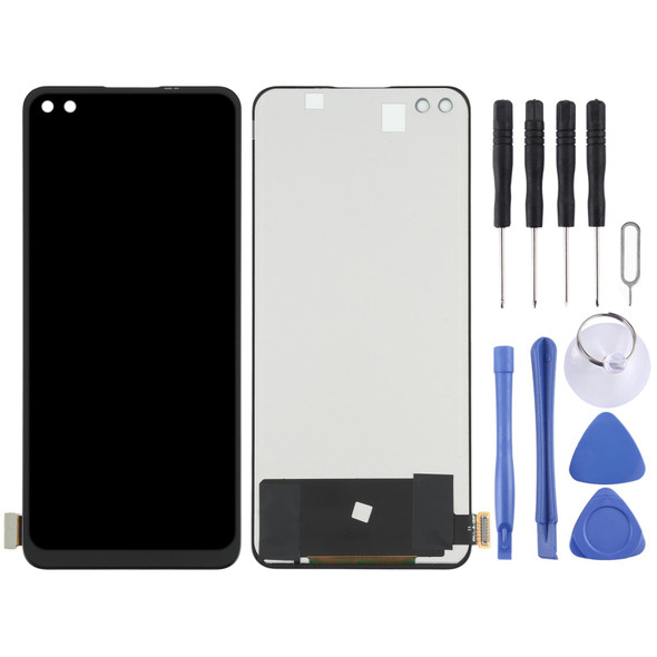 TFT Material LCD Screen and Digitizer Full Assembly (Not Supporting Fingerprint Identification) for OPPO Realme X50 Pro 5G / OnePlus Nord RMX2075 RMX2071 RMX2076