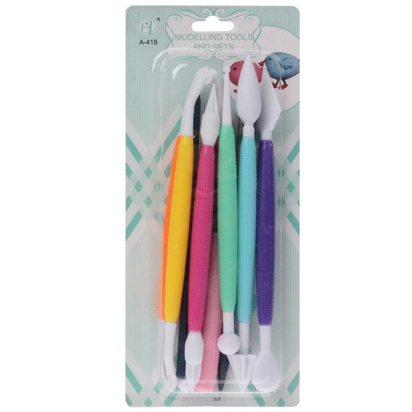 10 PCS Colorful Cake Modelling Tool Set