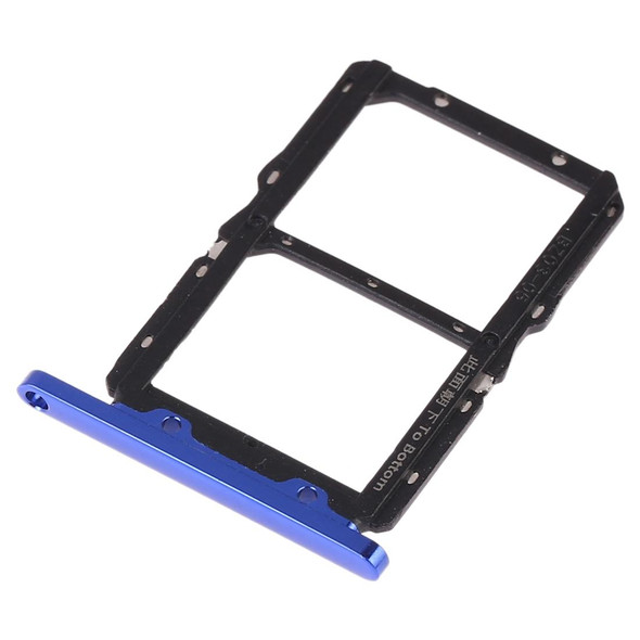 SIM Card Tray + SIM Card Tray for Huawei Honor 20 (Blue)