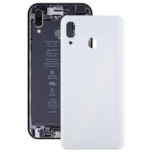 Battery Back Cover for Galaxy A30 SM-A305F/DS, A305FN/DS, A305G/DS, A305GN/DS(White)