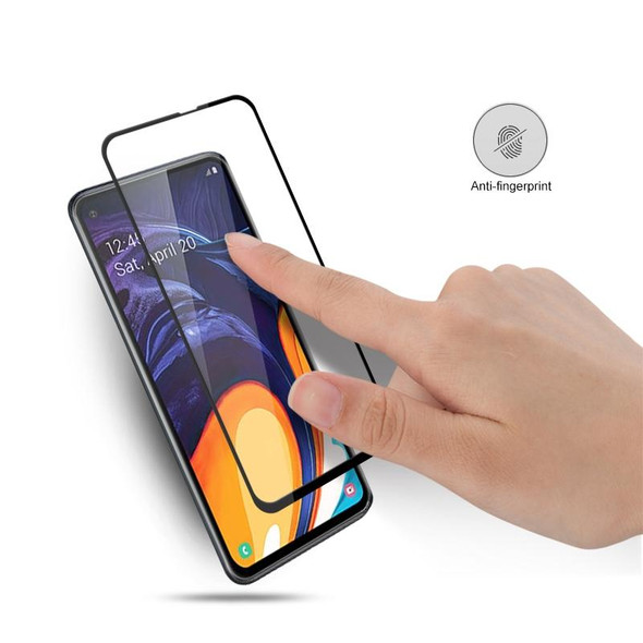 mocolo 0.33mm 9H 2.5D Full Glue Silk Print Tempered Glass Film for Galaxy A60