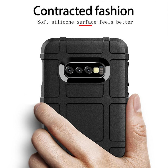 Full Coverage Shockproof TPU Case for Galaxy S10e(Black)