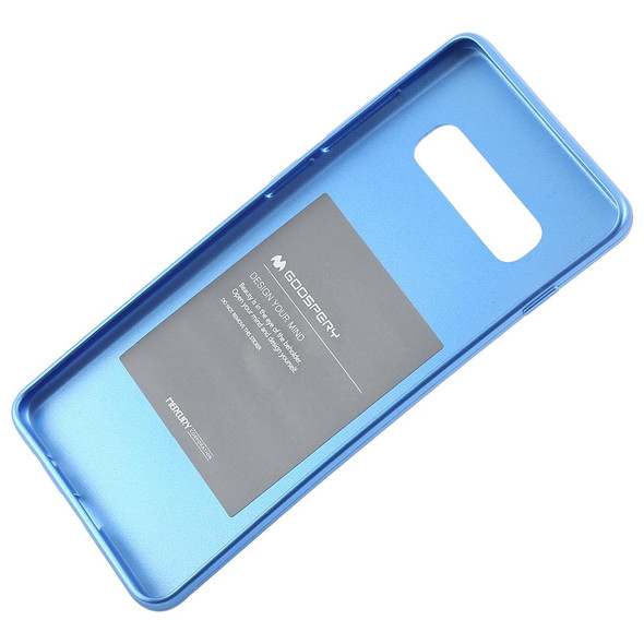 GOOSPERY I JELLY METAL TPU Case for Galaxy S10+(Blue)