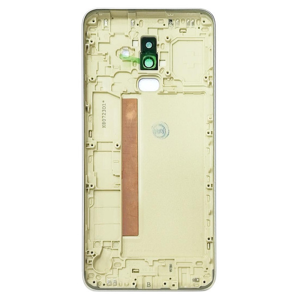 Back Cover with Side Keys & Camera Lens for Galaxy J8 (2018), J810F/DS, J810Y/DS, J810G/DS(Gold)