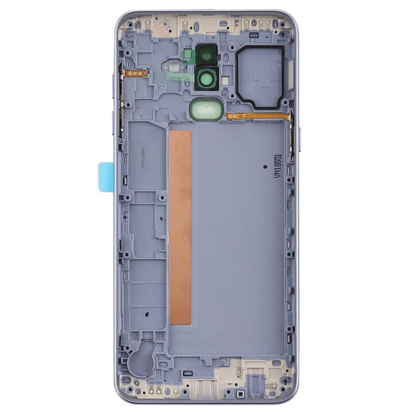 Back Cover with Side Keys & Camera Lens for Galaxy J8 (2018), J810F/DS, J810Y/DS, J810G/DS(Grey)