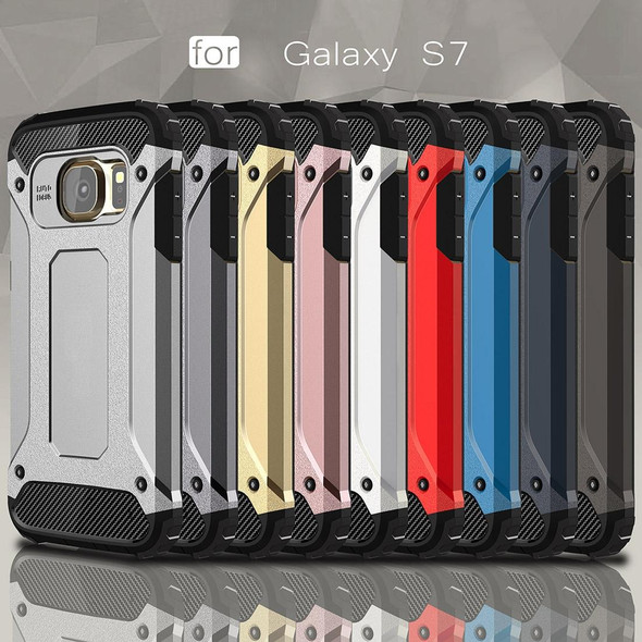 Galaxy S7 / G930 Tough Armor TPU + PC Combination Case (Silver)