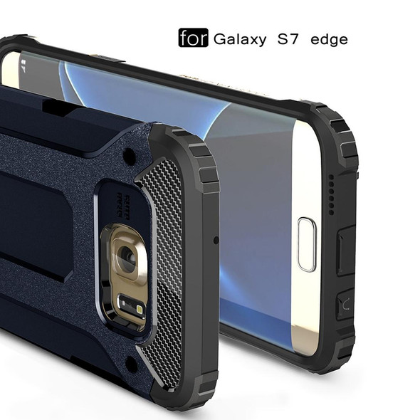 Galaxy S7 Edge / G935 Tough Armor TPU + PC Combination Case (Dark Blue)