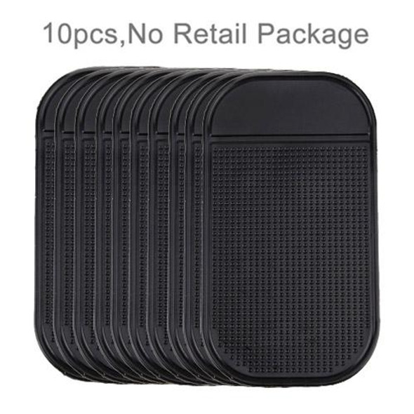 10 PCS Car Anti-Slip Mat Super Sticky Pad for Phone / GPS/ MP4/ MP3(Black)