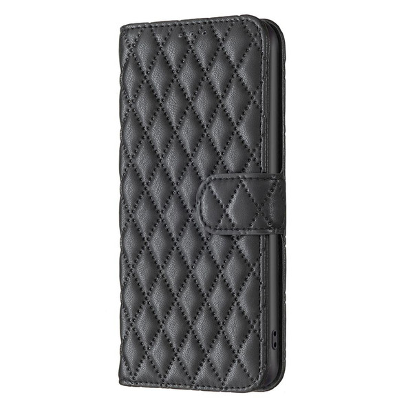 Samsung Galaxy A72 4G / 5G Diamond Lattice Wallet Leather Flip Phone Case(Black)