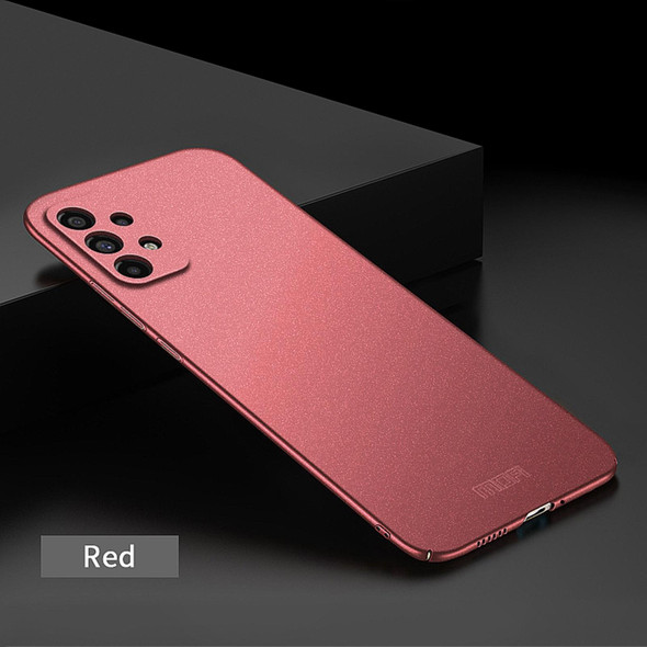 Samsung Galaxy A73 5G MOFI Fandun Series Frosted PC Ultra-thin All-inclusive Phone Case(Red)