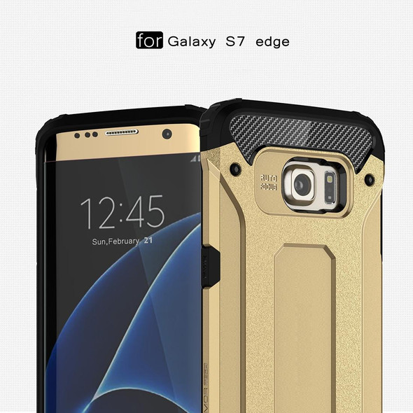 Galaxy S7 Edge / G935 Tough Armor TPU + PC Combination Case (Gold)