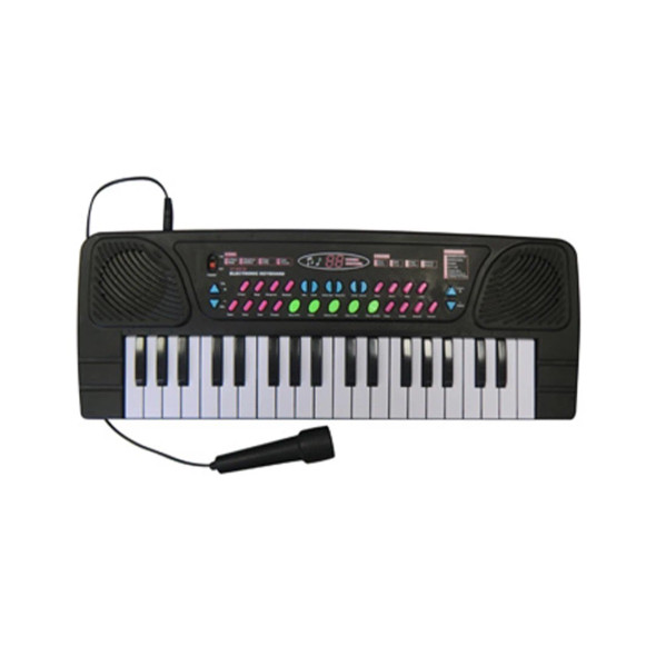 37-Key Kids' Electronic Keyboard with Mic & Drum Features