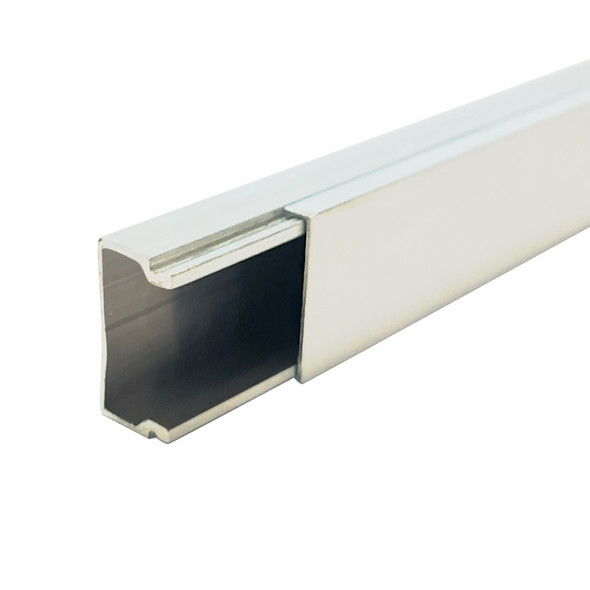 CONDUIT ALUMINIUM 22 X 11 X 2900MM  WHITE