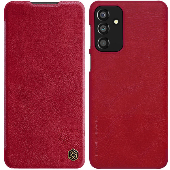 Samsung Galaxy F23 / M23 5G NILLKIN QIN Series Crazy Horse Texture Leather Case(Red)