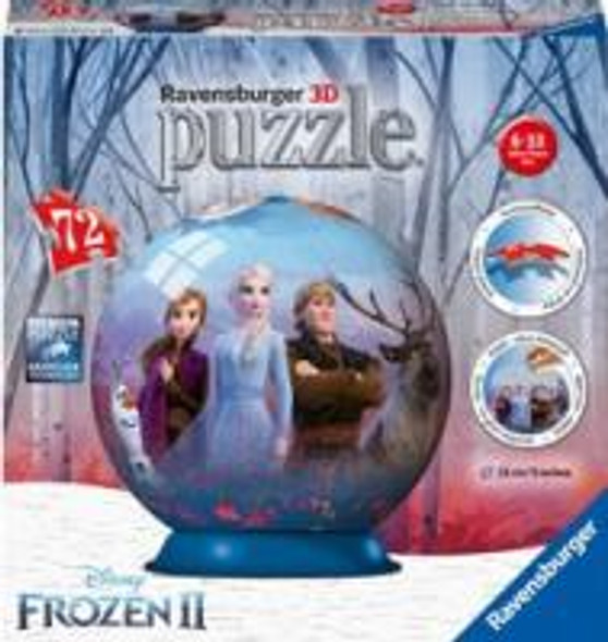 Ravensburger Frozen 2 72 Pieces 3D Puzzle Ball Box-Set