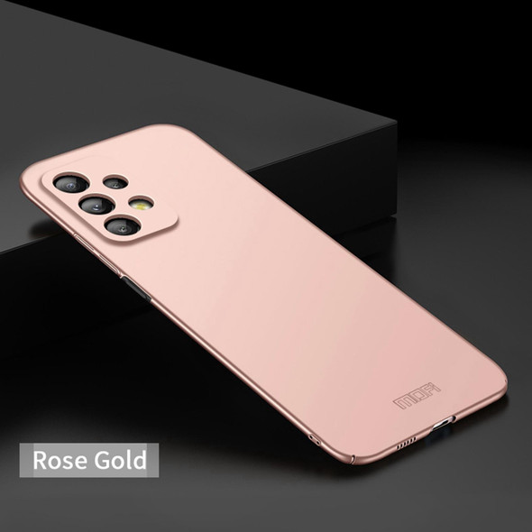 Samsung Galaxy A53 5G MOFI Frosted PC Ultra-thin Hard Phone Case(Rose gold)