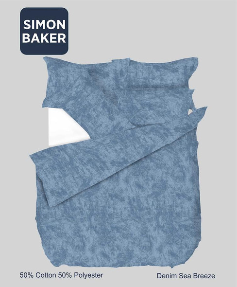 Simon Baker - Sea Breeze Printed Polycotton Duvet Cover Sets